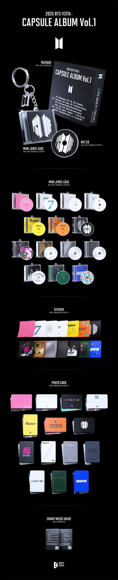 BTS - 2025 BTS FESTA: CAPSULE ALBUM Vol. 1 image 1
