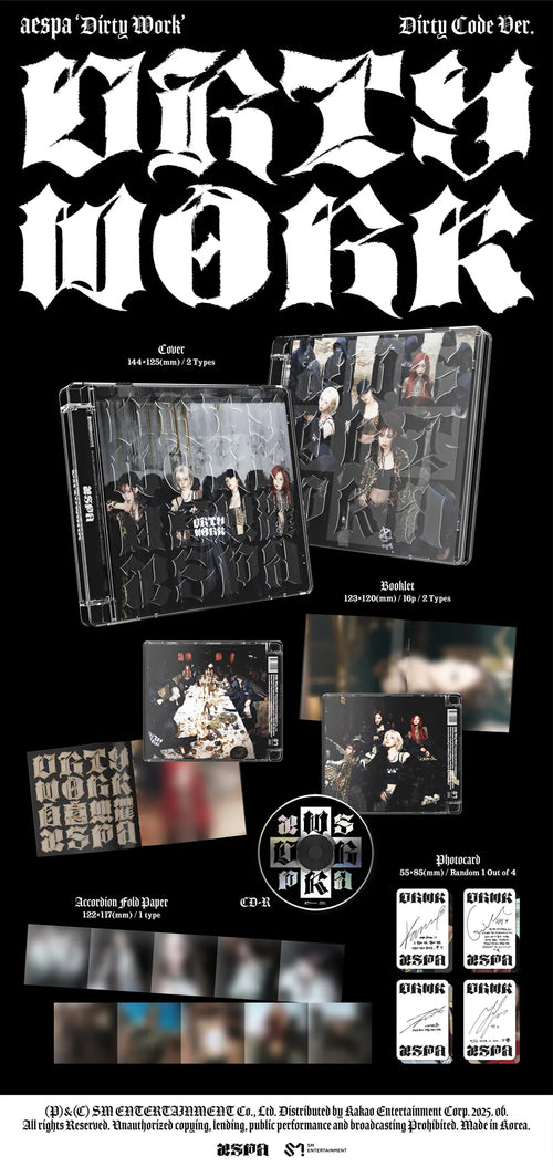 aespa - Dirty Work [Dirty Code Ver.] [Jewel Case] image 1