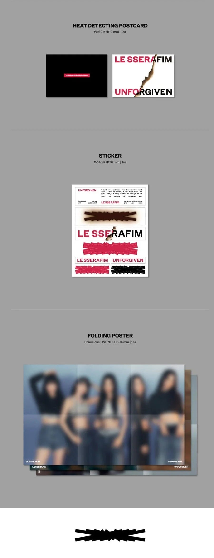 LE SSERAFIM - UNFORGIVEN image 2