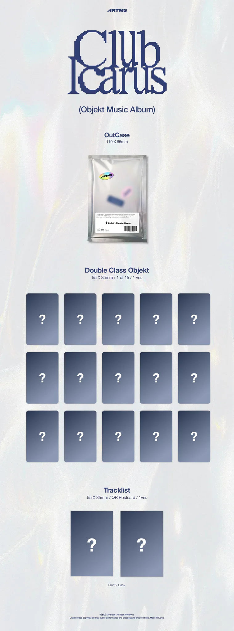 ARTMS - Club Icarus [Objekt Music Album Ver.] image 1