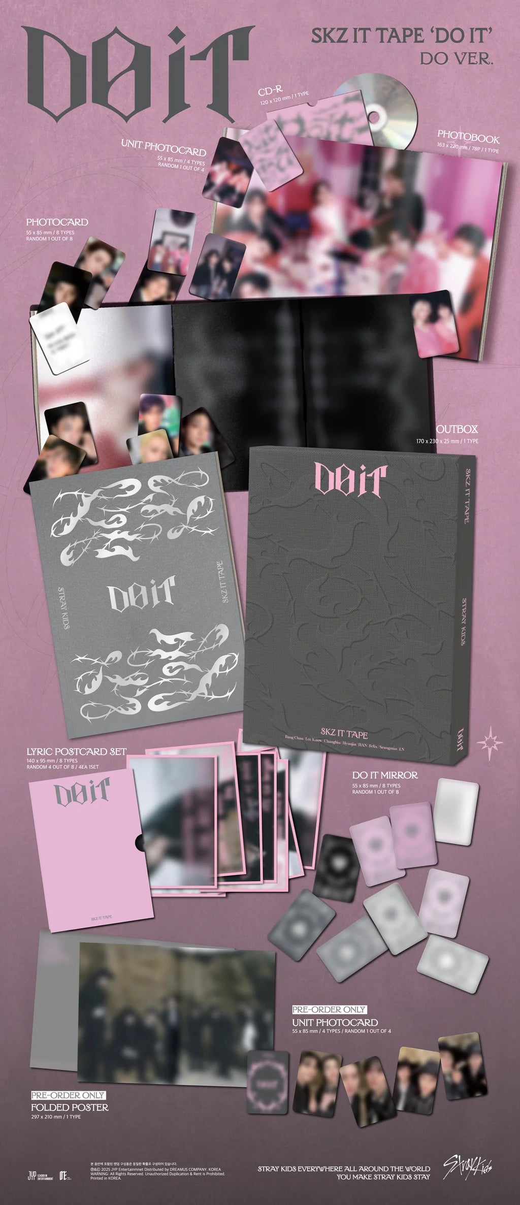 Stray Kids - SKZ IT TAPE 'DO IT' LIMITED [DO Ver.] image 1