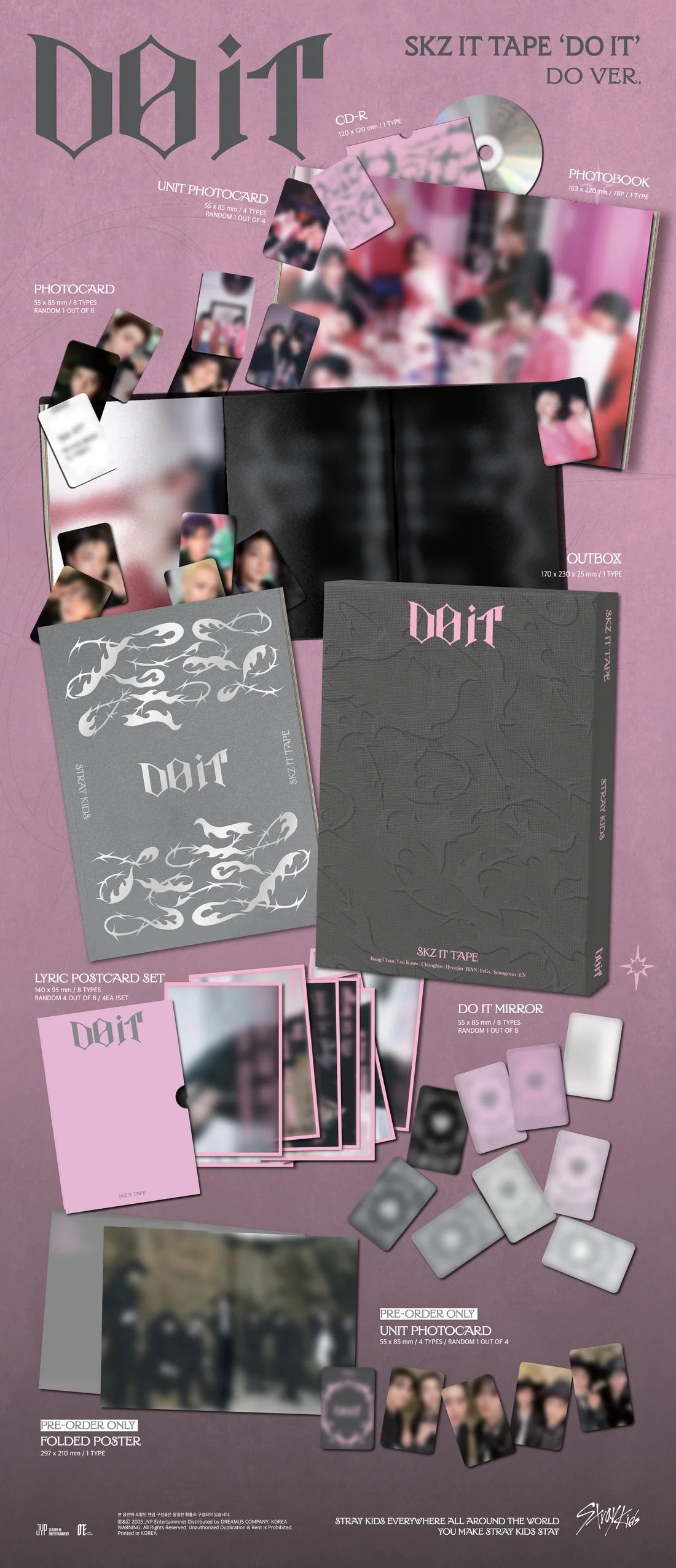 Stray Kids - SKZ IT TAPE 'DO IT' LIMITED [DO Ver.] image 1