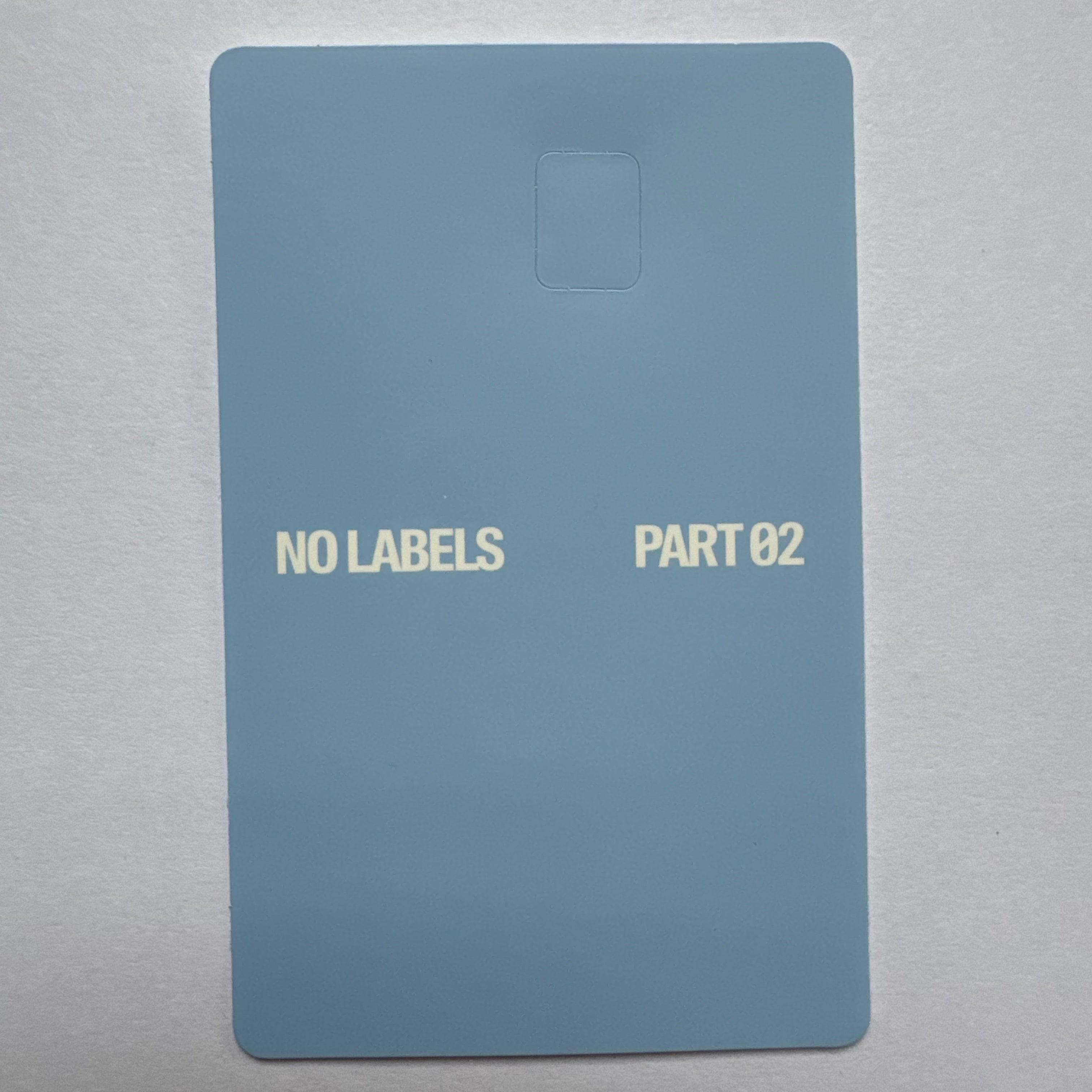 YEONJUN - NO LABELS: PART 02 Weverse Shop POB - Logo Card Skin Sticker