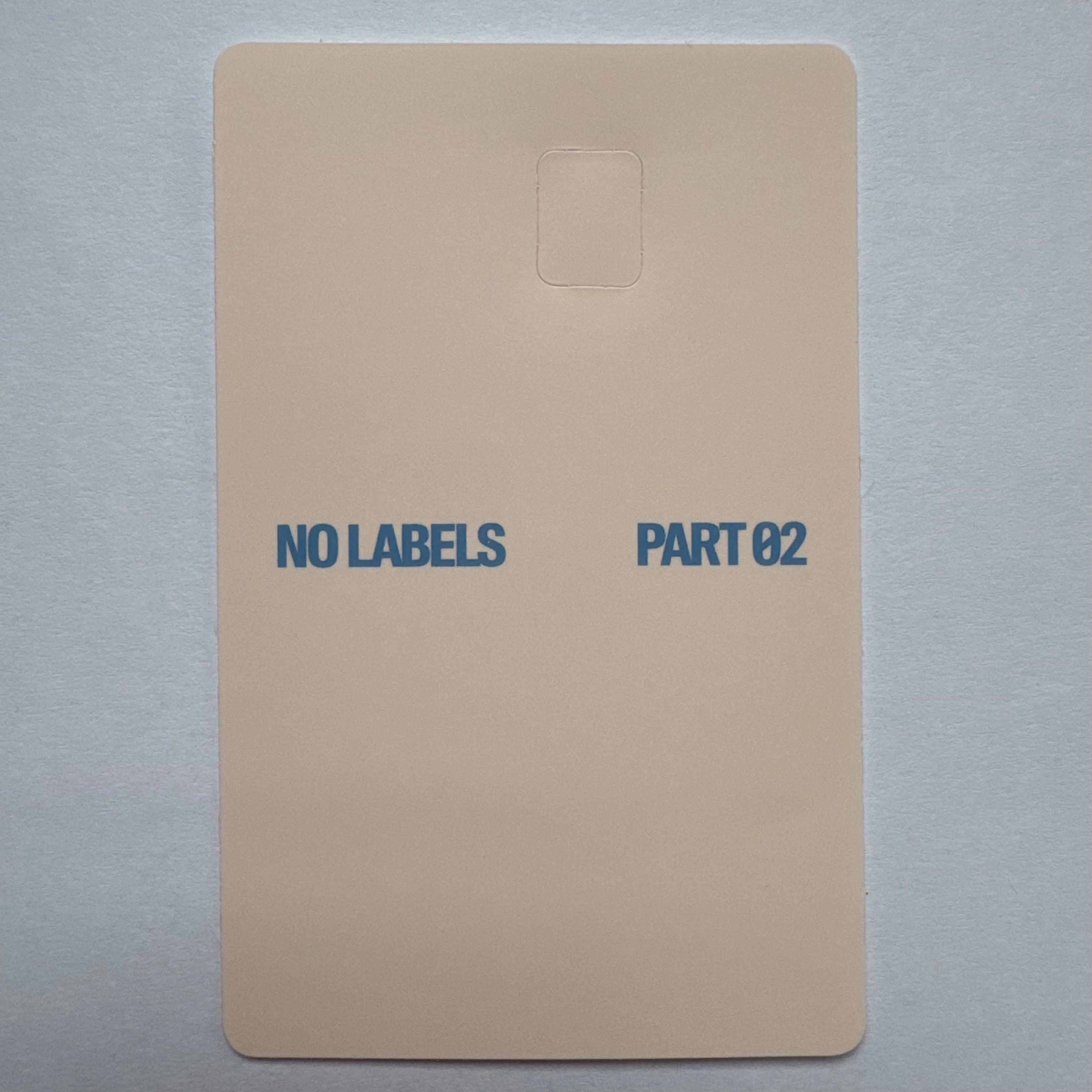 YEONJUN - NO LABELS: PART 02 Weverse Shop POB - Logo Card Skin Sticker