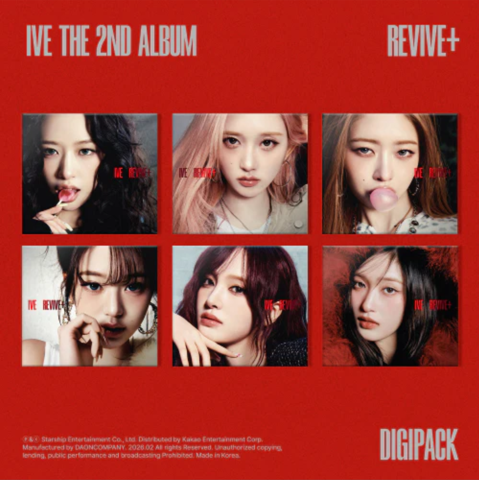 IVE - 2nd ALBUM [REVIVE+] (Digipack Ver.)