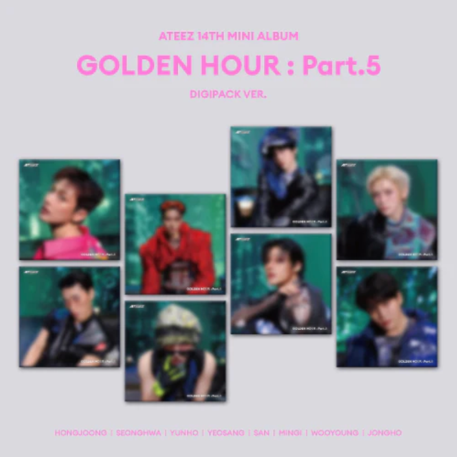 [PRE-ORDER] ATEEZ - GOLDEN HOUR: Part. 5 [DIGIPACK VER.]