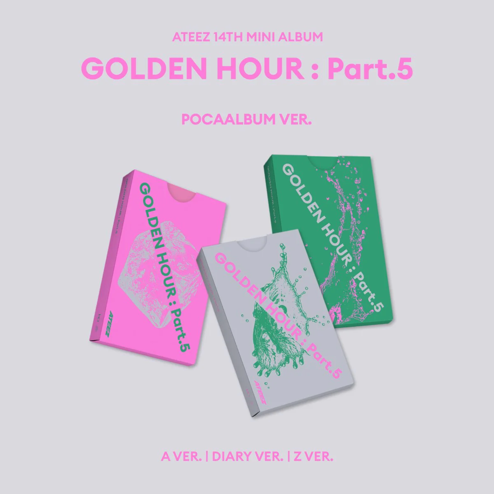 [PRE-ORDER] ATEEZ - GOLDEN HOUR: Part. 5 [POCAALBUM VER.]