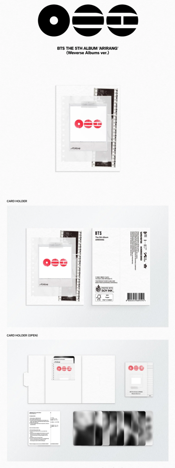 BTS - ARIRANG (Weverse Albums Ver.)