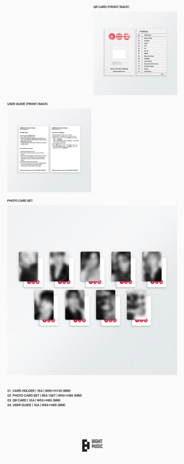 BTS - ARIRANG (Weverse Albums Ver.)