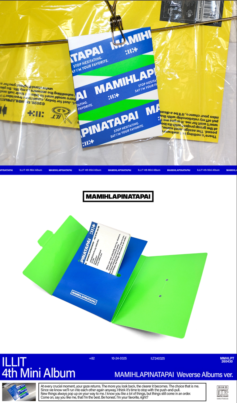 [PRE-ORDER] ILLIT - MAMIHLAPINATAPAI Album (Weverse Album Ver.)