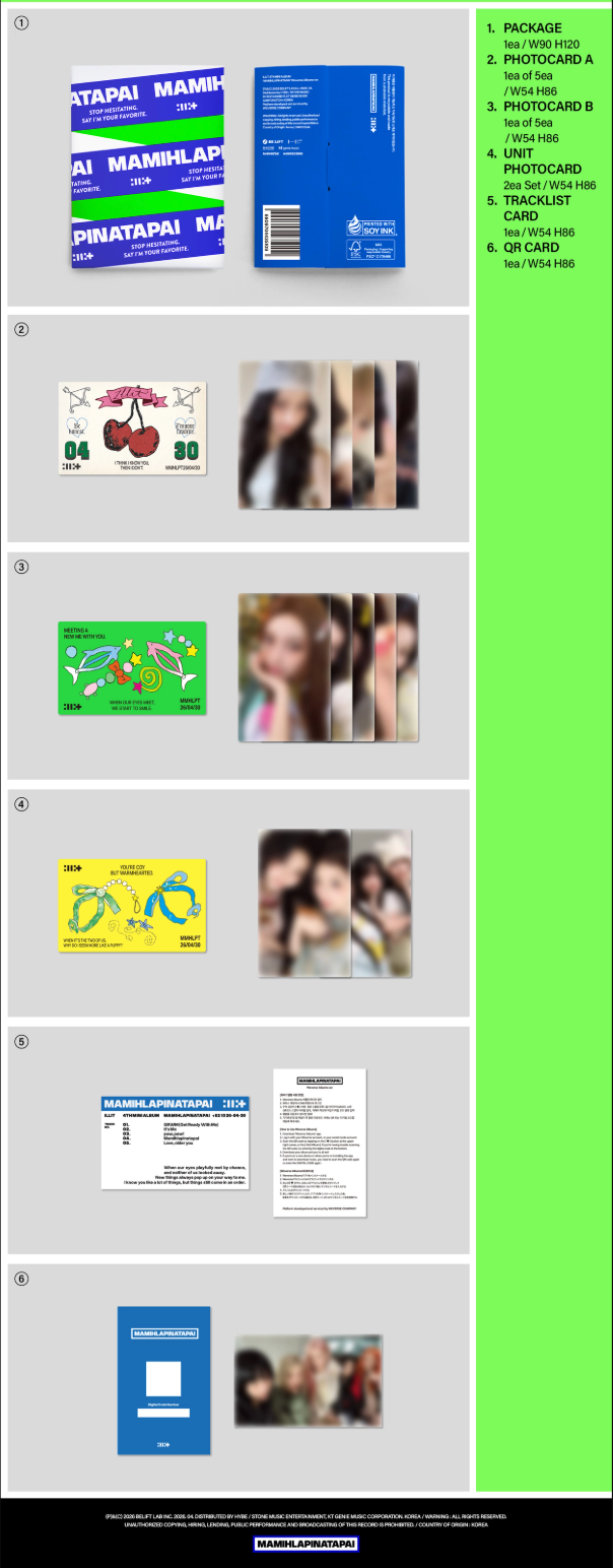 [PRE-ORDER] ILLIT - MAMIHLAPINATAPAI Album (Weverse Album Ver.)