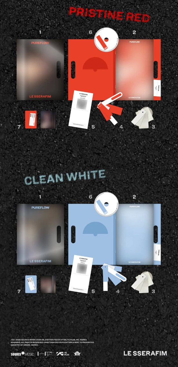 [PRE-ORDER] LE SSERAFIM - PUREFLOW pt.1 [COMPACT Ver.]