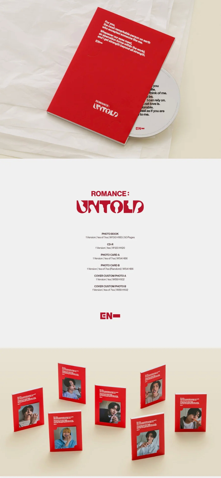ENHYPEN - ROMANCE: UNTOLD Engene Version (Random)
