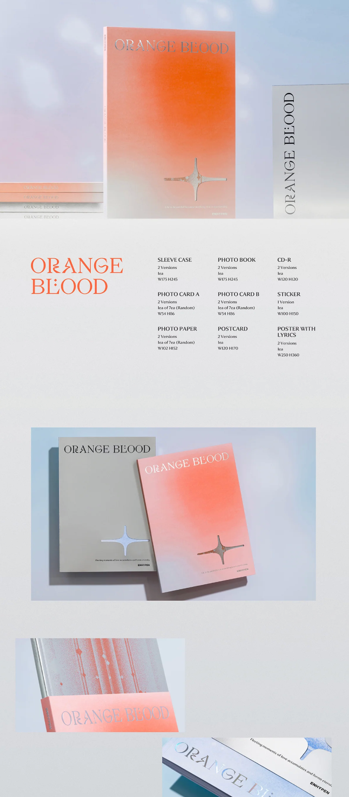 ENHYPEN - ORANGE BLOOD [Photobook Ver.]