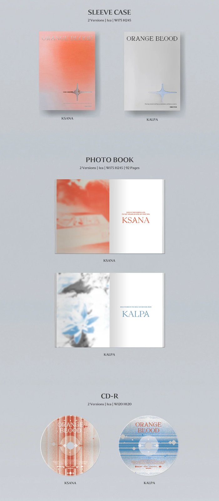 ENHYPEN - ORANGE BLOOD [Photobook Ver.]