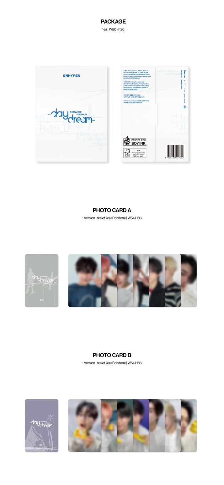 ENHYPEN - ROMANCE : UNTOLD -daydream- [Weverse Albums Ver.]
