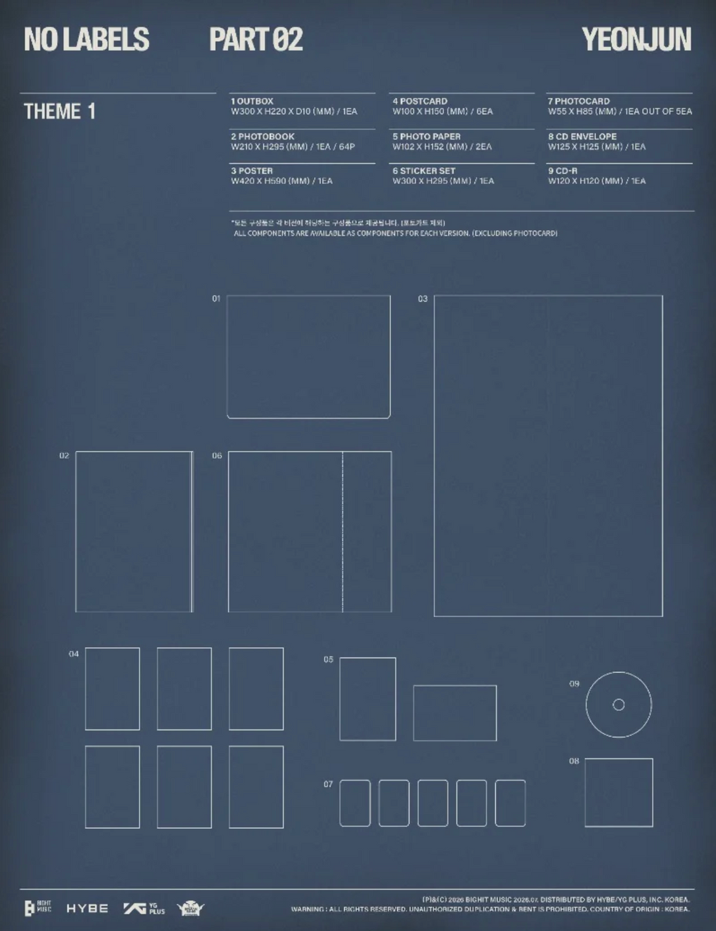 [PRE-ORDER] YEONJUN - NO LABELS: PART 02