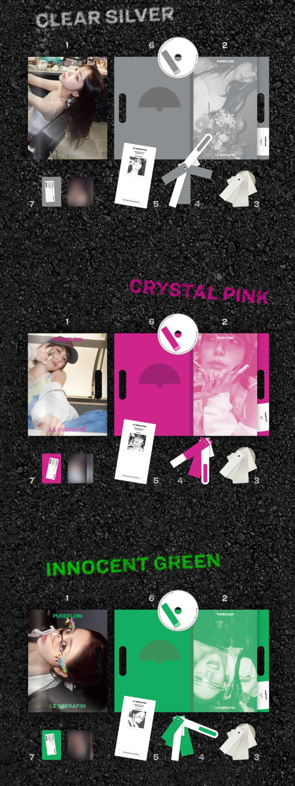 LE SSERAFIM - PUREFLOW pt.1 [COMPACT Ver.] – Call Me KPop