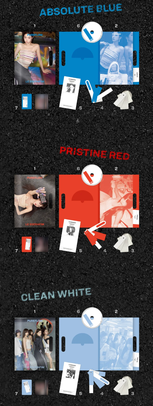 LE SSERAFIM - PUREFLOW pt.1 [COMPACT Ver.] – Call Me KPop