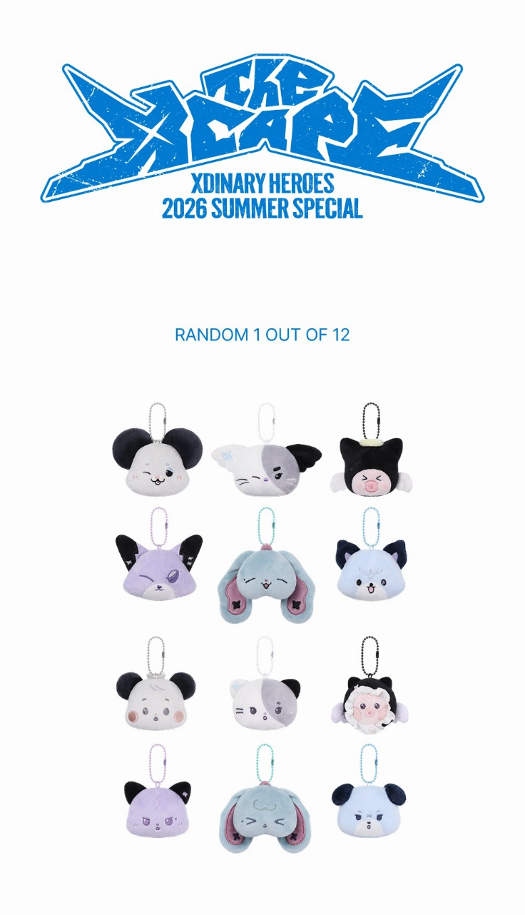 [PRE-ORDER] Xdinary Heroes - [2026 Summer Special The Xcape] Xdinary Monsters SECRET FACE KEYRING [Random]