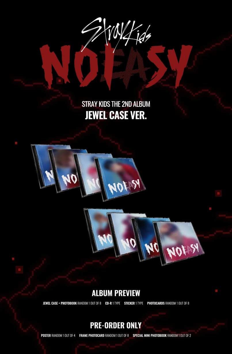 Stray Kids - NOEASY [Jewel Case Ver.]