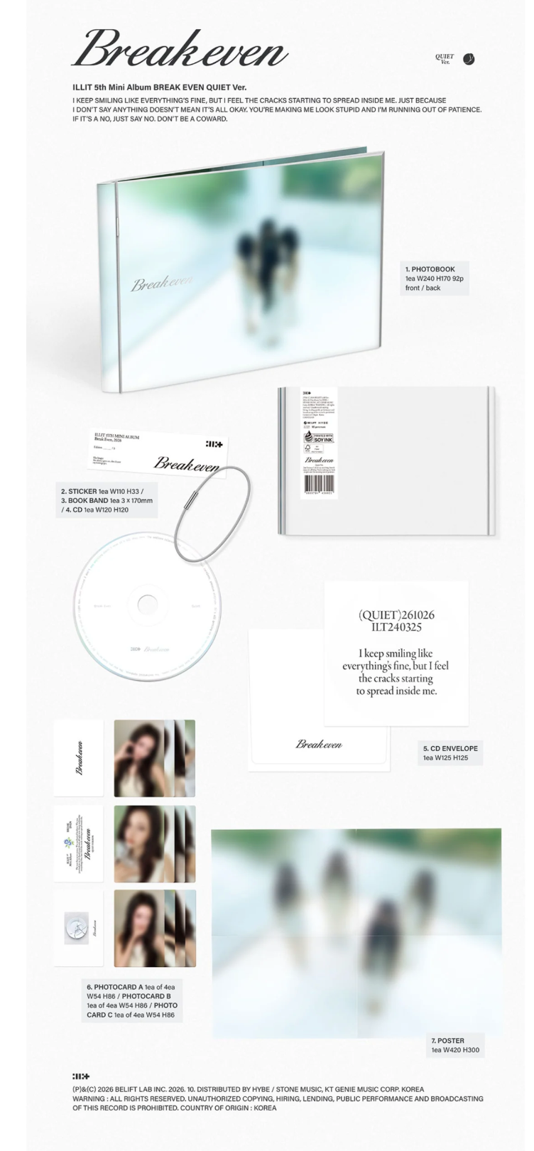 [PRE-ORDER] ILLIT - BREAK EVEN Photobook Ver.
