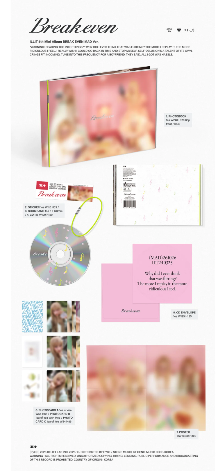[PRE-ORDER] ILLIT - BREAK EVEN Photobook Ver.