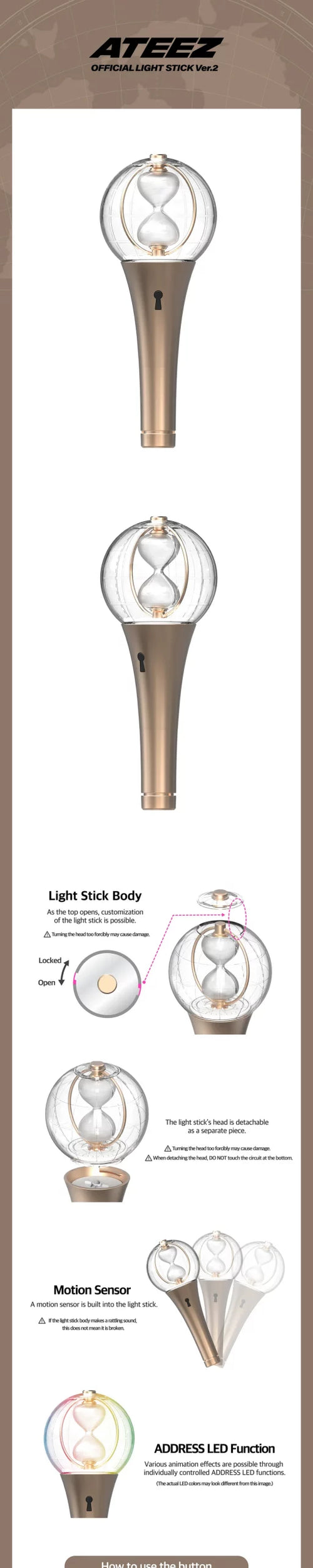 ATEEZ - Official Lightstick [Version 2] image 1