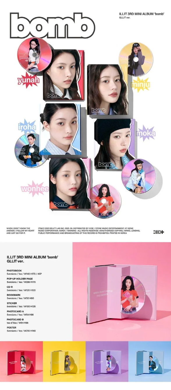 ILLIT - bomb [GLLIT Ver.] image 1