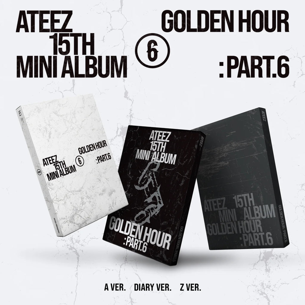 [PRE-ORDER] ATEEZ - GODLEN HOUR : Part.6 + Apple Music POB