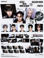 [PRE-ORDER] ATEEZ - GODLEN HOUR : Part.6 [Digipack Ver.] + Apple Music POB
