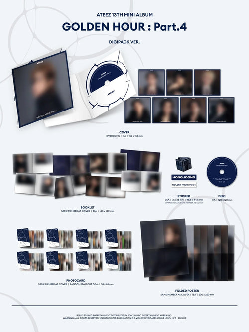 ATEEZ - GOLDEN HOUR Part.4 [Digipack Version]