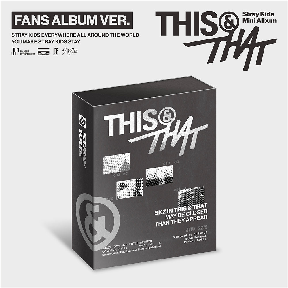 [PRE-ORDER] Stray Kids - THIS & THAT [FANS ALBUM Ver.]
