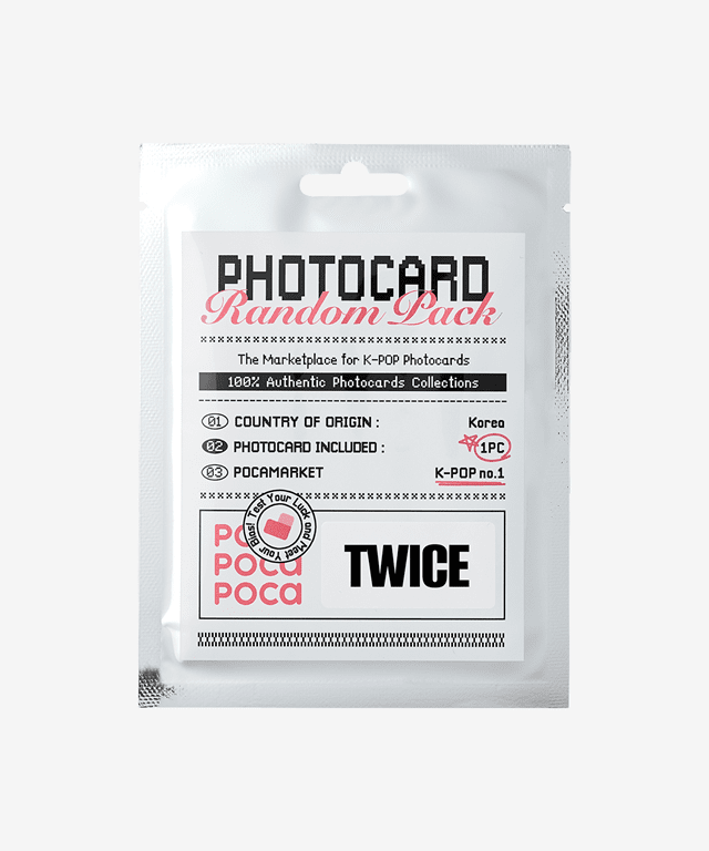 Pocamarket Random Photocard Pack [GIRL GROUP TWICE Ver.] image 0