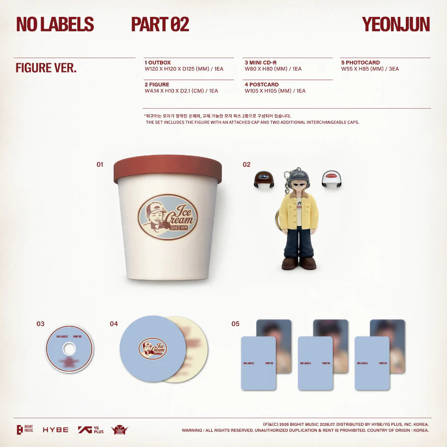 [PRE-ORDER] YEONJUN - NO LABELS: PART 02 [Figure Ver.]