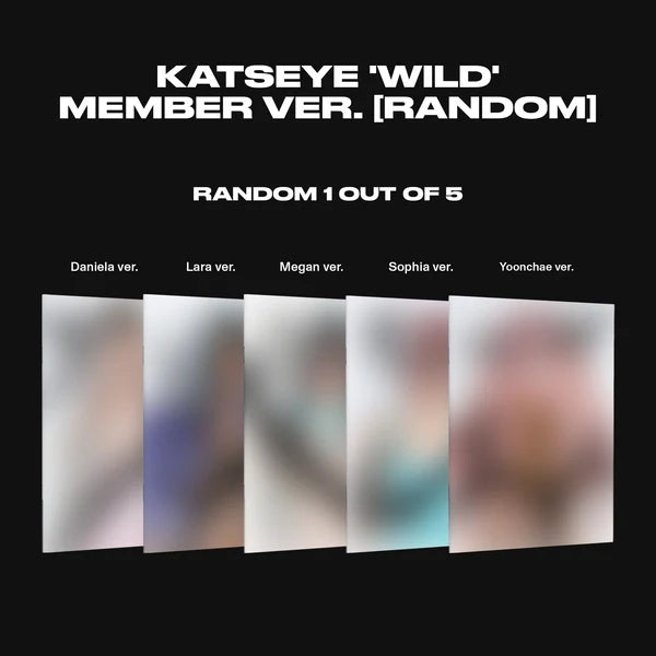 [PRE-ORDER] KATSEYE - WILD [Member Ver.] [Random]