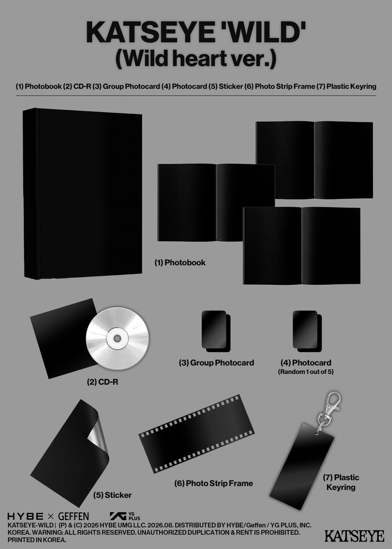 [PRE-ORDER] KATSEYE - WILD [Standard Ver.]