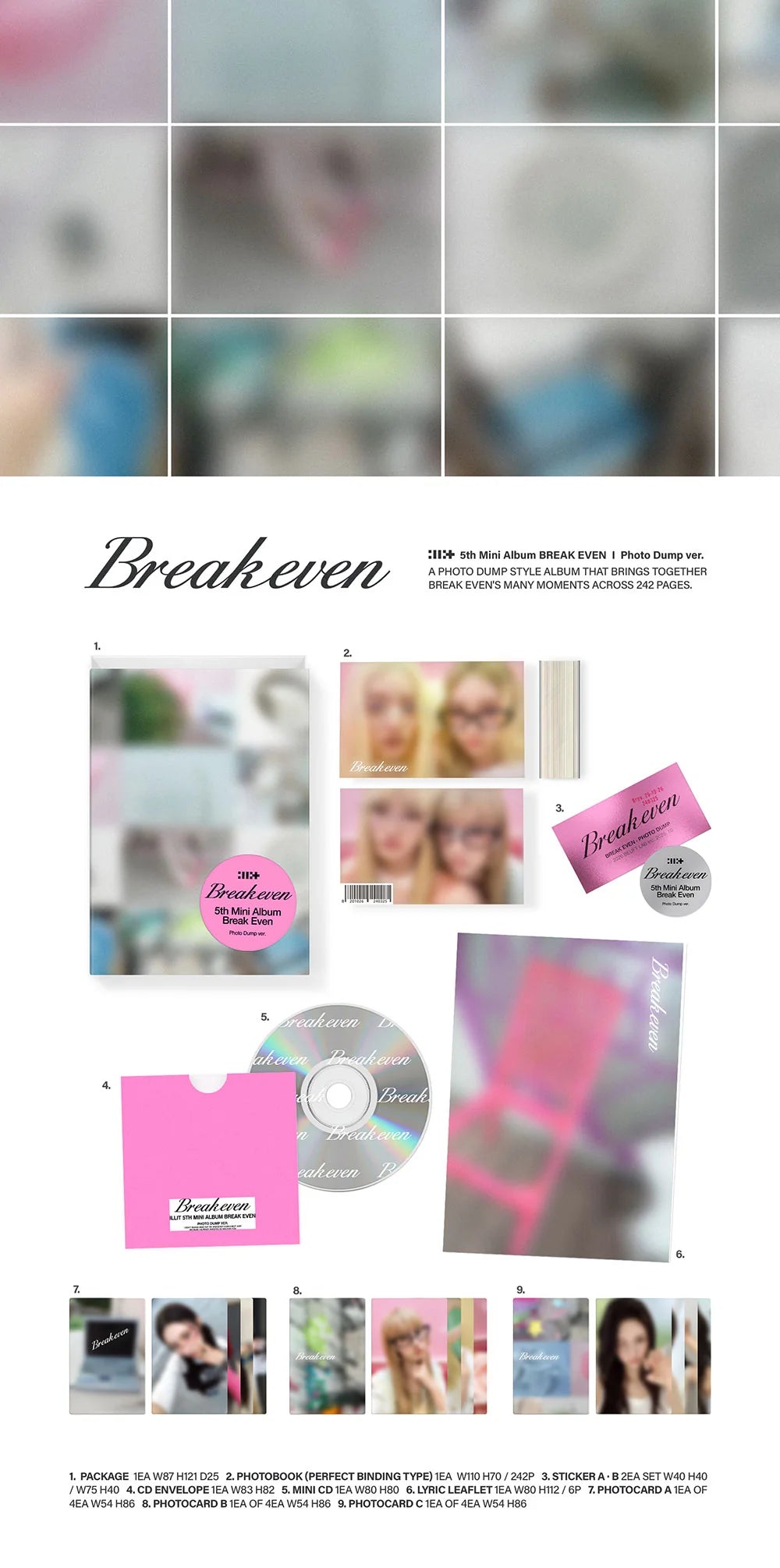 [PRE-ORDER] ILLIT - BREAK EVEN [Photo Dump Ver.]