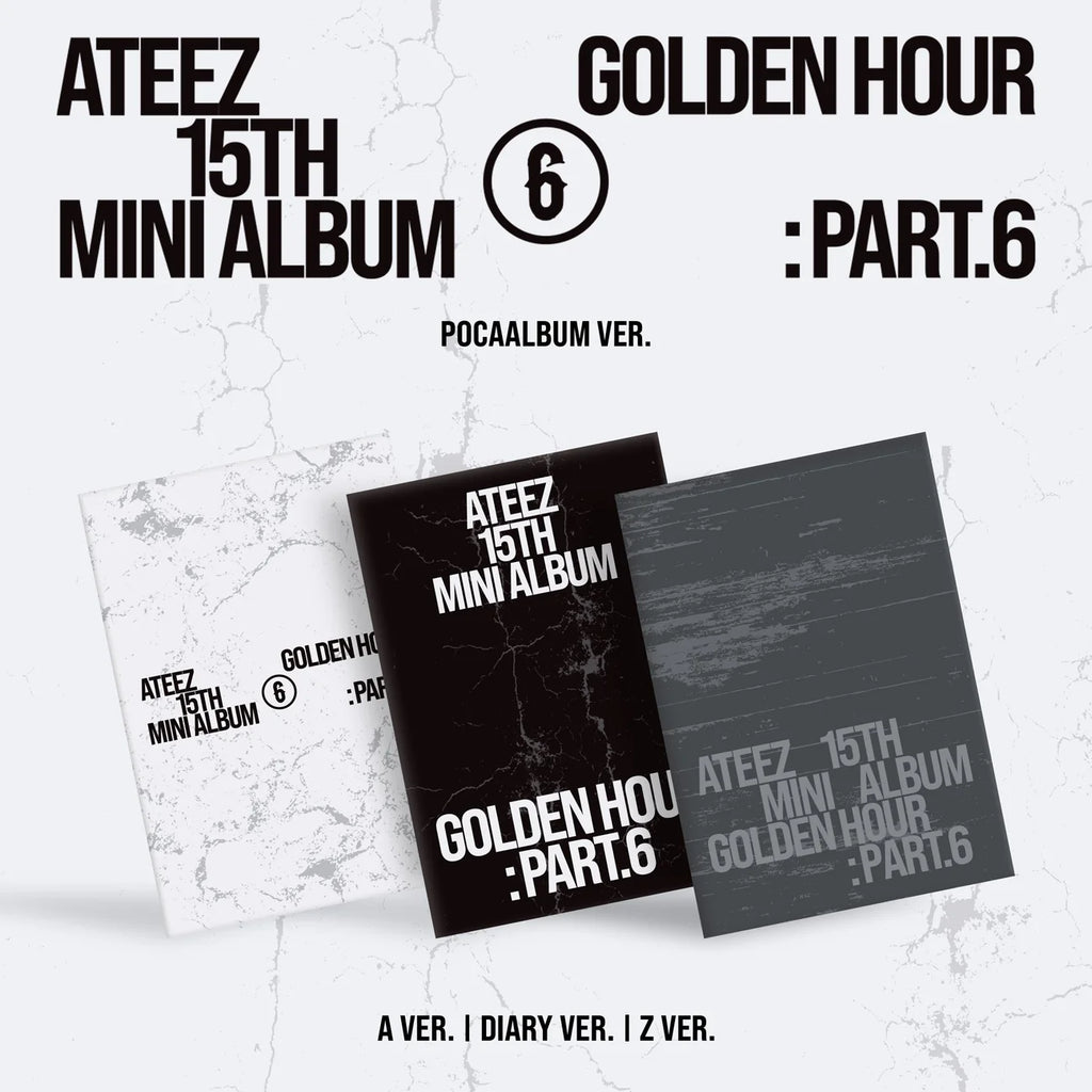 [PRE-ORDER] ATEEZ - GODLEN HOUR : Part.6 [POCAALBUM Ver.] + Makestar POB