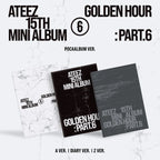 [PRE-ORDER] ATEEZ - GODLEN HOUR : Part.6 [POCAALBUM Ver.] + Makestar POB