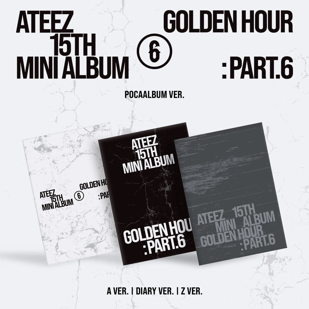 [PRE-ORDER] ATEEZ - GODLEN HOUR : Part.6 [POCAALBUM Ver.] + Makestar POB