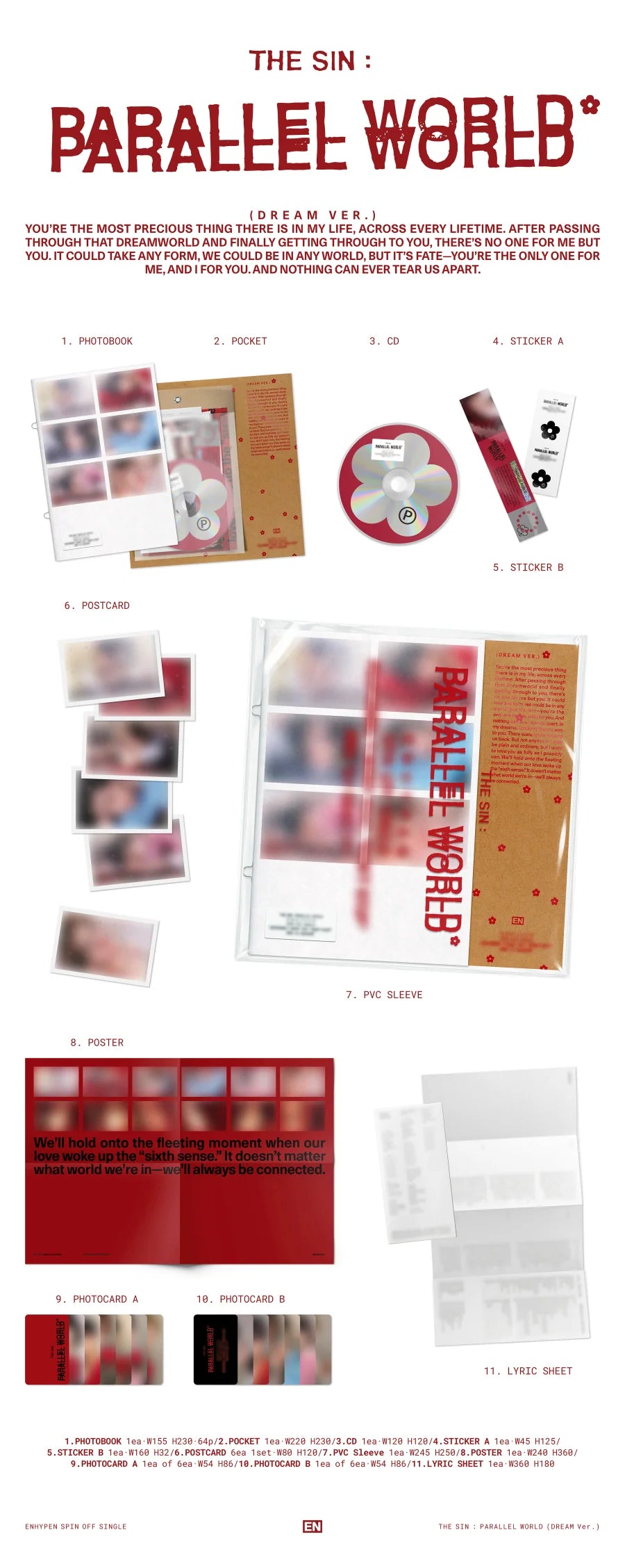[PRE-ORDER] ENHYPEN - THE SIN : PARALLEL WORLD