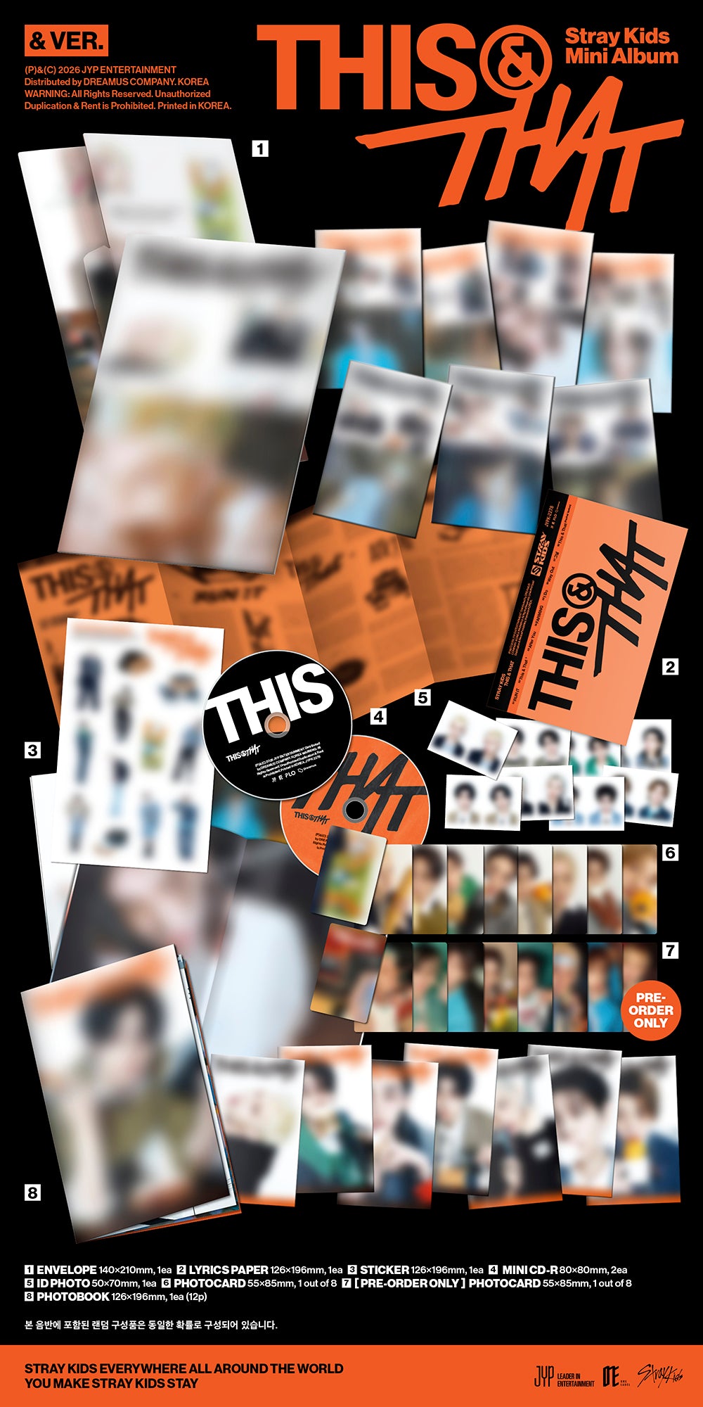 [PRE-ORDER] Stray Kids - THIS & THAT [& Ver./Member Ver.]