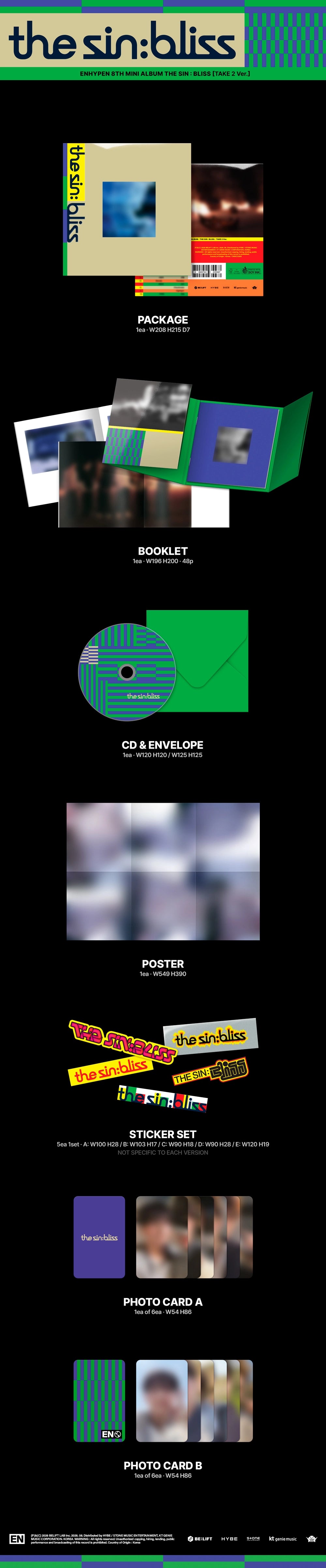 [PRE-ORDER] ENHYPEN - THE SIN : BLISS