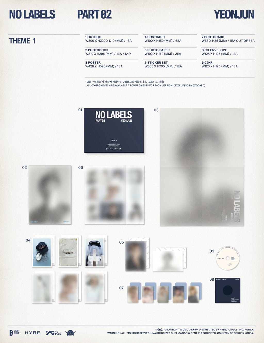 [PRE-ORDER] YEONJUN - NO LABELS: PART 02