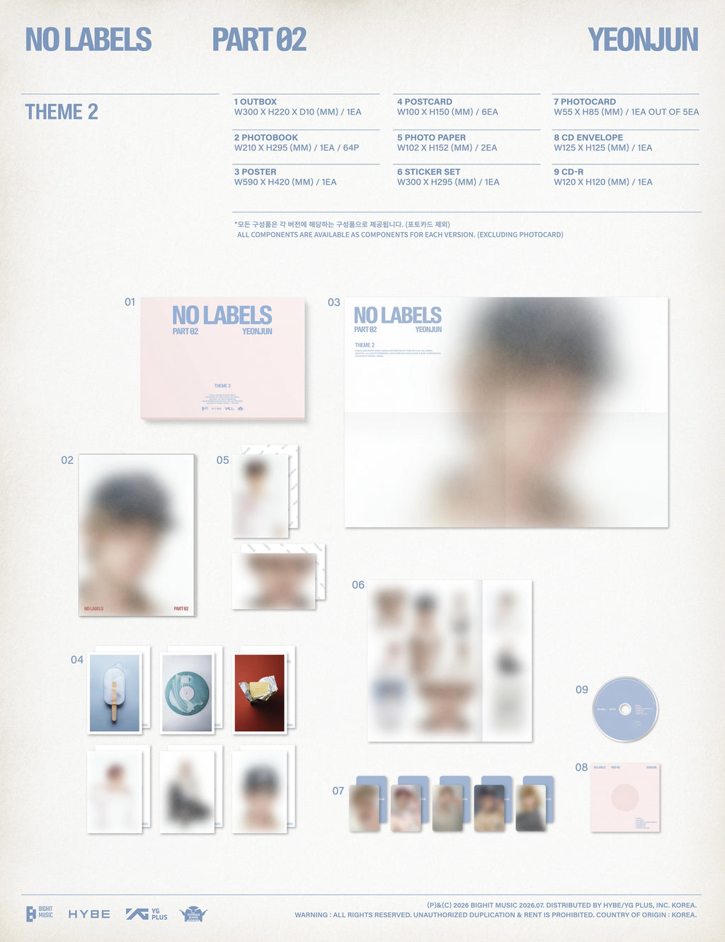 [PRE-ORDER] YEONJUN - NO LABELS: PART 02