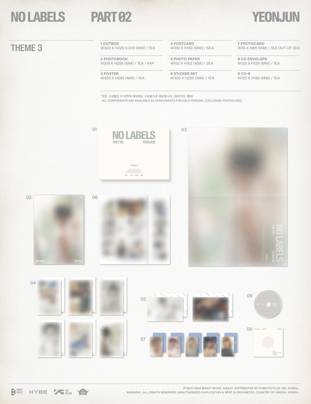 [PRE-ORDER] YEONJUN - NO LABELS: PART 02