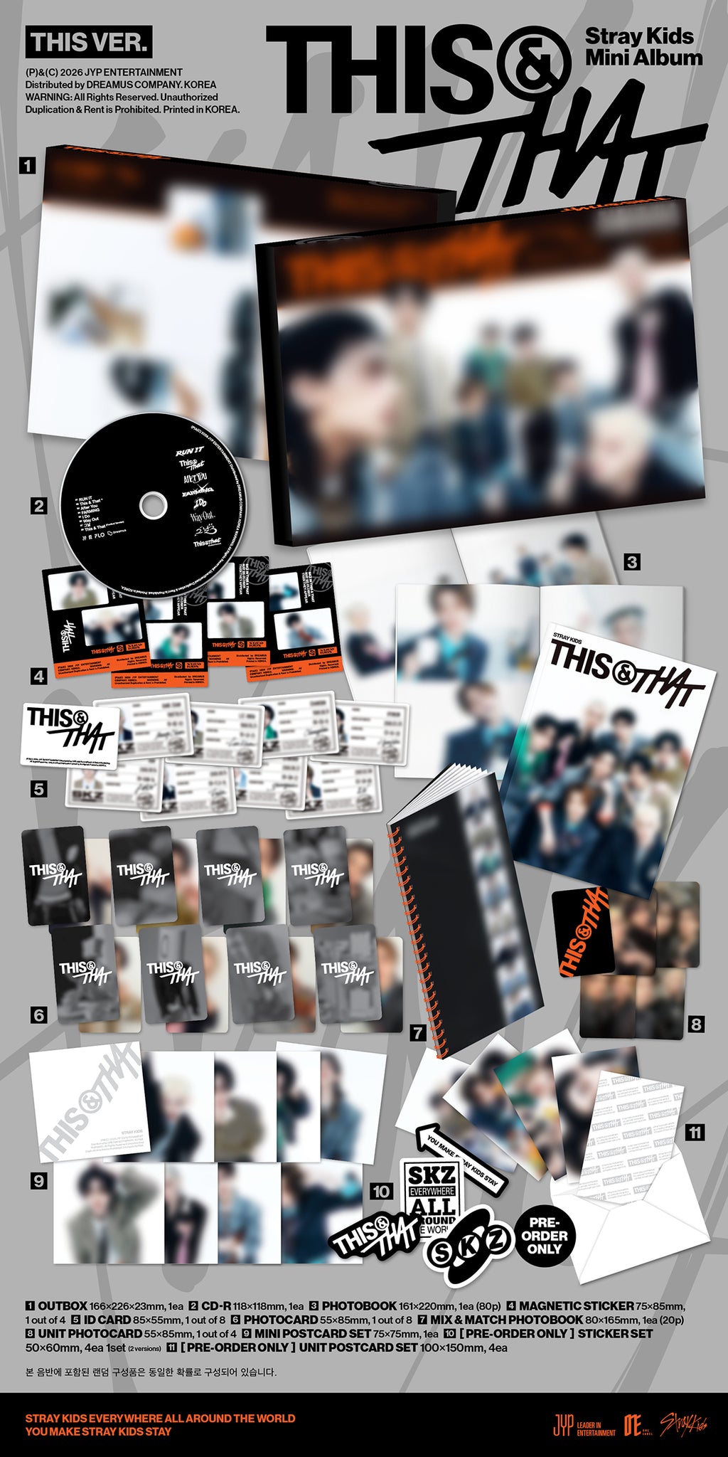 [PRE-ORDER] Stray Kids - THIS & THAT [Standard Ver.]
