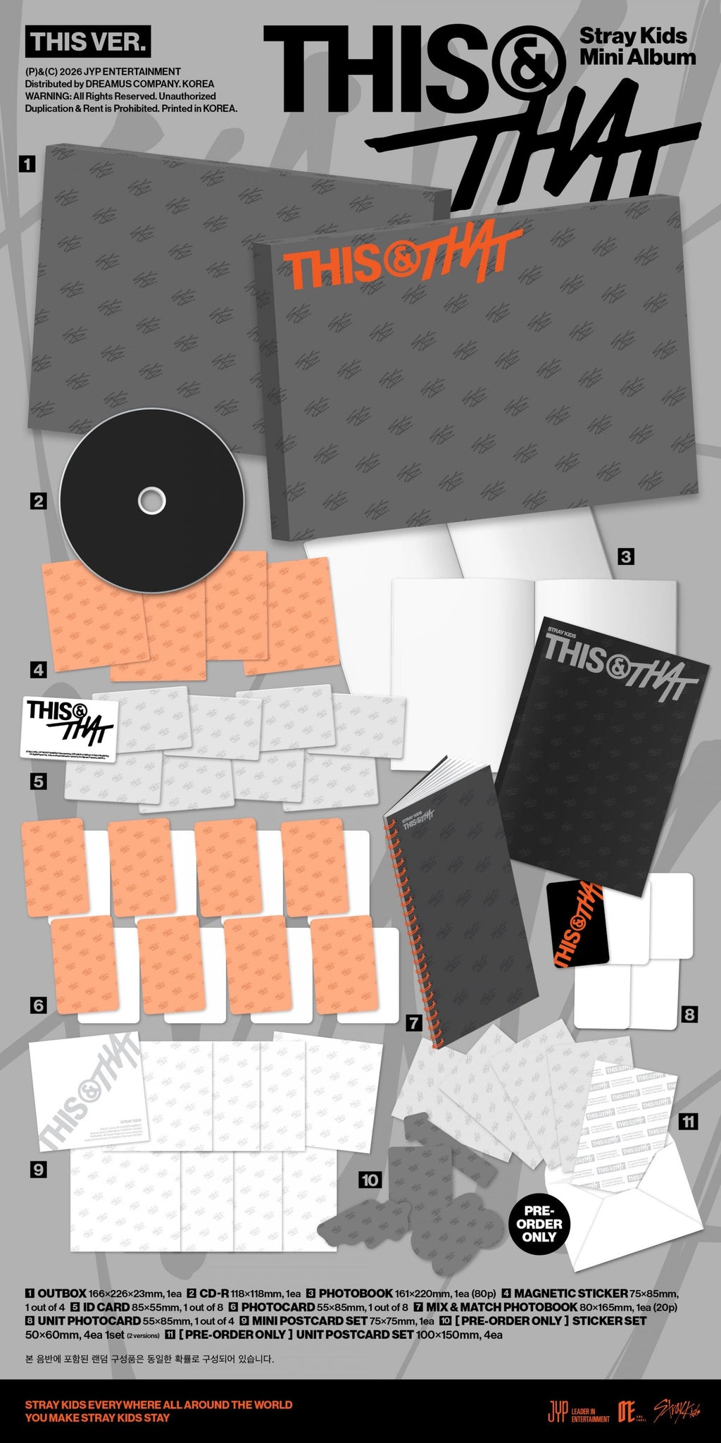 [PRE-ORDER] Stray Kids - THIS & THAT [Standard Ver.]