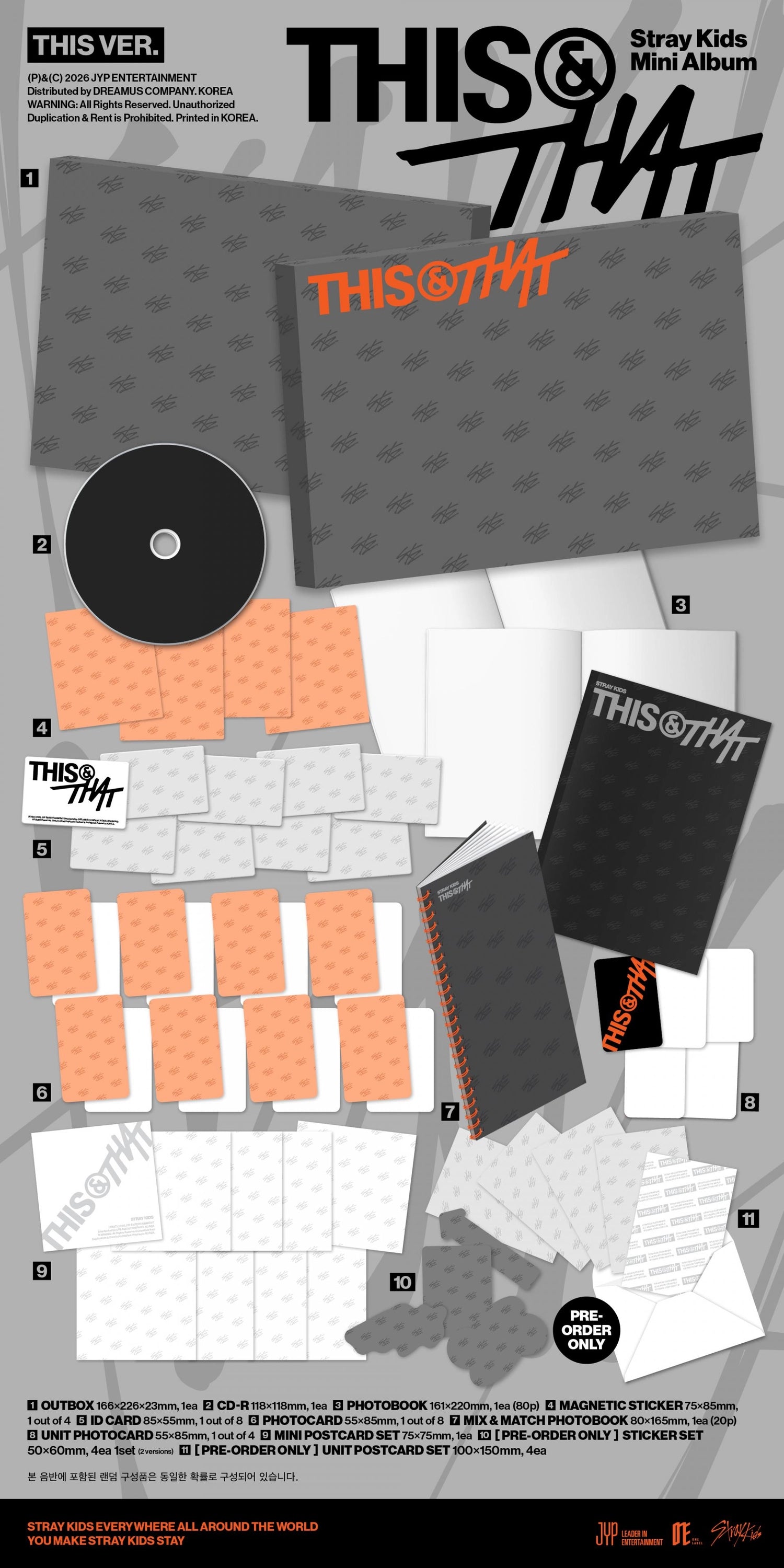 [PRE-ORDER] Stray Kids - THIS & THAT [Standard Ver.]
